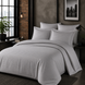 Фото №1 з 4 товару Комплект постільної білизни Cotton Shine Stripe Satin Gri Сірий хм40032