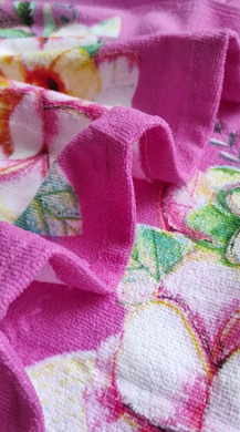 Фото Детское махровое полотенце-пончо с капюшоном Home Brand Единорог Сиреневое