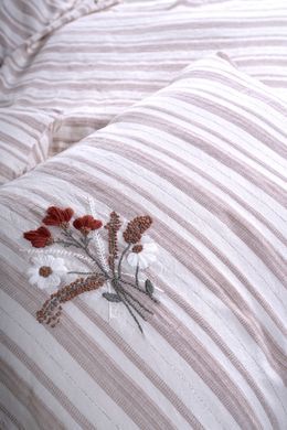 Фото Постельное белье Limasso Stonewashed Lucca Kahve Вареный Хлопок