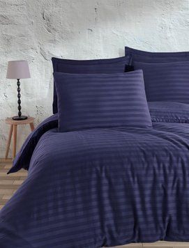 Фото Комплект постільної білизни Sateen Stripe Altinbasak Always Moonlit 40473