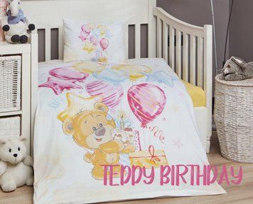 Фото Комплект білизни в дитяче ліжечко Charlotte Baby Teddy Birthday 31891