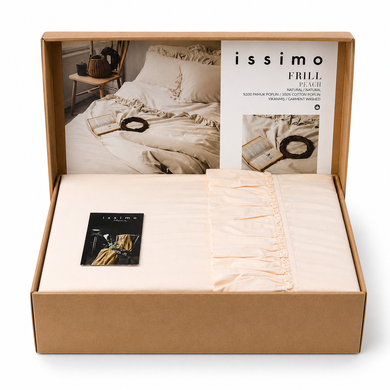 Фото Комплект постельного белья Issimo Poplin Frill Peach