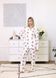 Фото №1 из 9 товара Женская муслиновая пижама Брюки + Сорочка Мишки Тедди
