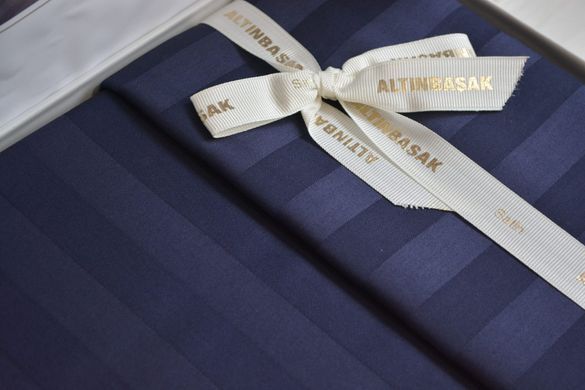Фото Комплект постільної білизни Sateen Stripe Altinbasak Always Moonlit 40473