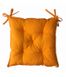Фото №3 из 7 товара Подушка декоративная для стула Прованс Однотонный Оранжевый