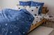 Фото №2 из 5 товара Комплект постельного белья  Ранфорс 100% Хлопок Happy Sleep Navy Blue Love