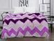 Фото №2 з 3 товару Плед Wellsoft флісовий ТМ TAG ZigZag Purple VL-033 PledVL-094