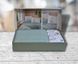 Фото №2 з 5 товару Набір постільної білизни з пледом First Choice Ranforce Sole Pique Turquoise 40592
