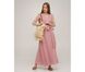 Фото №3 из 6 товара Женское длинное льняное платье SoundSleep Linen Розовое