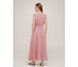 Фото №5 з 6 товару Жіноча довга лляна сукня на запах SoundSleep Linen Рожева