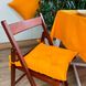 Фото №1 из 7 товара Подушка декоративная для стула Прованс Однотонный Оранжевый