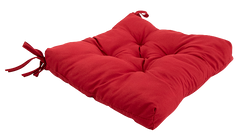 Фото Бордова подушка для стільця Руно