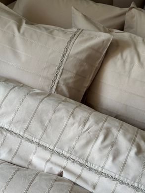 Фото Комплект постельного белья Вареный Хлопок Saheser Jacquard Jasmin Bej S30147