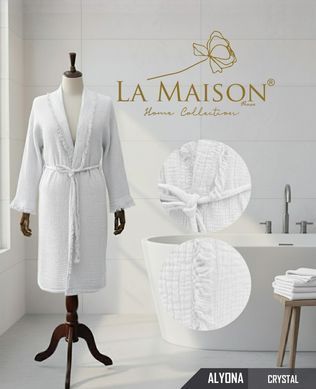 Фото Жіночий мусліновий шалевий халат La Maison Alyona Crystal 50011
