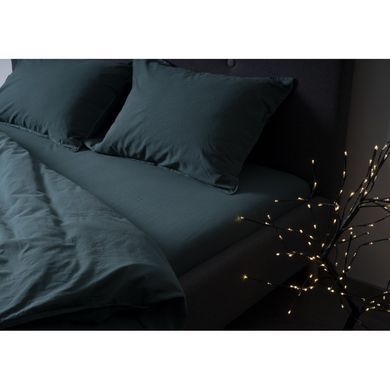Фото Постільна білизна Варена Бавовна SoundSleep Stonewash Adriatic Dark Green Зелена 92670563