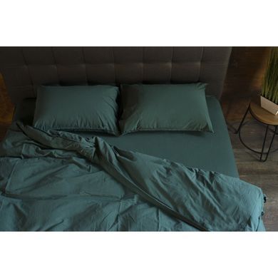 Фото Постільна білизна Варена Бавовна SoundSleep Stonewash Adriatic Dark Green Зелена 92670563
