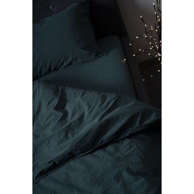 Фото Постільна білизна Варена Бавовна SoundSleep Stonewash Adriatic Dark Green Зелена 92670563