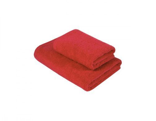 Фото Полотенце махровое Hotel Basic Lotus Отель 100% Хлопок 450 г Красное