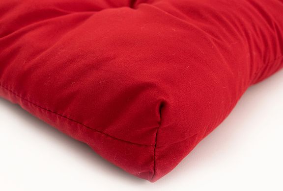 Фото Бордова подушка для стільця Руно