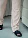 Фото №9 из 11 товара Мужская пижама с Муслина с кантом на пуговицах Штани + Кофта Капучино 405