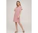 Фото №2 з 8 товару Жіноча коротка лляна сукня SoundSleep Linen Рожева