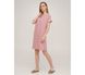 Фото №6 з 8 товару Жіноча коротка лляна сукня SoundSleep Linen Рожева