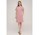 Фото №1 з 8 товару Жіноча коротка лляна сукня SoundSleep Linen Рожева