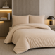 Фото №1 з 3 товару Сатинова однотонна постільна білизна Kant Satin Beige