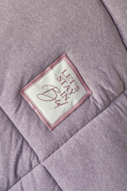 Фото Набор постельного белья с одеялом Karaca Home Toffee Lila Лиловый