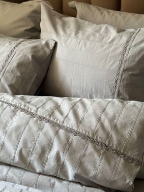 Фото Комплект постельного белья Вареный Хлопок Saheser Jacquard Jasmin Gri S30148