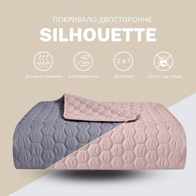 Фото Покривало стьобане Silhouette &trade; Ideia Сіре 8-35590*003