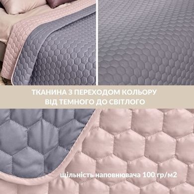 Фото Покривало стьобане Silhouette &trade; Ideia Сіре 8-35590*003