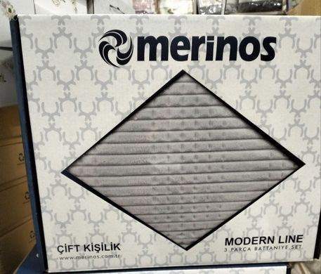 Фото Покривало з наволочками Merinos Modern Line  світло Сіре