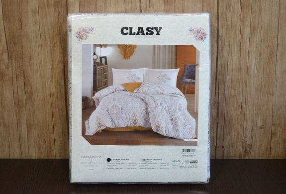 Фото Комплект постельного с покрывалом белья Aran Clasy Ранфорс Aramis