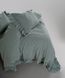 Фото №4 з 8 товару Комплект постільної білизни Limasso Stonewashed Francesca Варена Бавовна Natural Green 40962