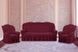 Фото №4 з 5 товару Жакардовий чохол для 2-3х містного дивана + 2 крісла Turkey Бордо