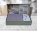Фото №2 з 5 товару Набір постільної білизни з пледом First Choice Ranforce Sole Pique Lilac 40590