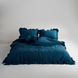 Фото №1 из 4 товара Постельное белье Limasso Stonewashed Exclusive Dress Blue Вареный Хлопок