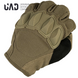 Фото №4 з 6 товару Тактичні сенсорні рукавиці UAD із захистом Atlant Койот повнопалі