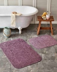 Фото Набір килимків у ванну Karaca Home Delora Murdum Фіолетовий