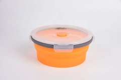 Фото Контейнер TRAMP складной силиконовый с крышкой-защелкой (550ml) Оранжевый