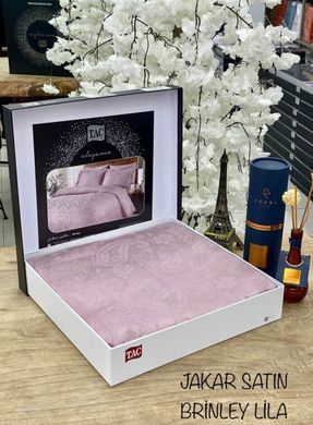 Фото Постельное белье Сатин Жаккарад 100% Хлопок TAC Brinley Lilac Лиловое