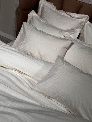 Фото Комплект постельного белья Вареный Хлопок Saheser Jacquard Jasmin Krem S30149