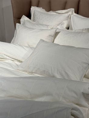 Фото Комплект постельного белья Вареный Хлопок Saheser Jacquard Jasmin Krem S30149