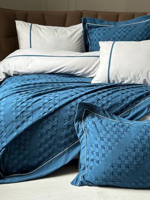Фото Комплект постельного белья из Пике Saheser Helen Blue Варена Хлопок