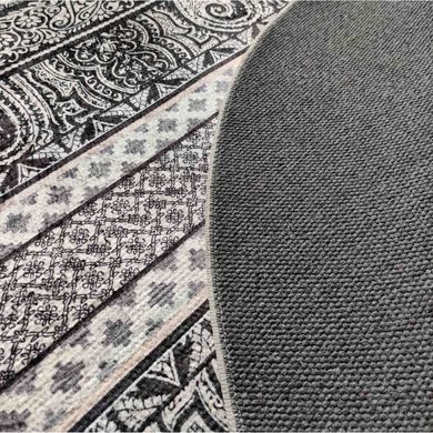 Фото Бавовняний круглий килим Karaca Home Nileso Мультиколор