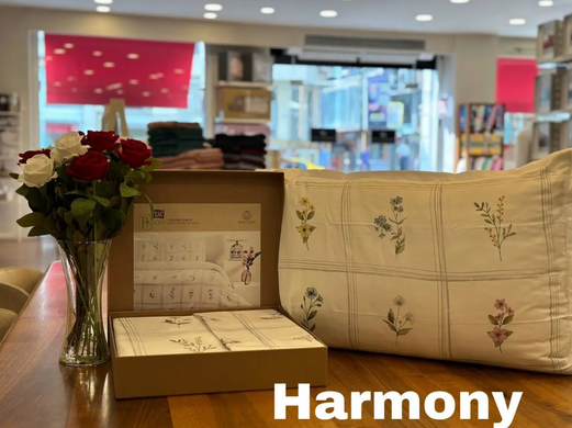 Фото Комплект постільної білизни TAC Organik Saten Harmony Сатин 100% Бавовна р-60308883
