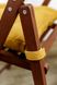 Фото №5 из 5 товара Подушка декоративная для стула на липучках Прованс Luis Горчичная