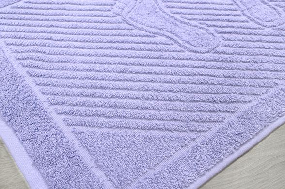 Фото Рушник-килимок махровий для ніг Iris Home 100% Бавовна 700 г/м² Wisteria Бузковий