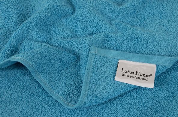 Фото Рушник махровий Hotel Basic Lotus Отель 100% Бавовна 450 г Блакитний svt-2000022309349